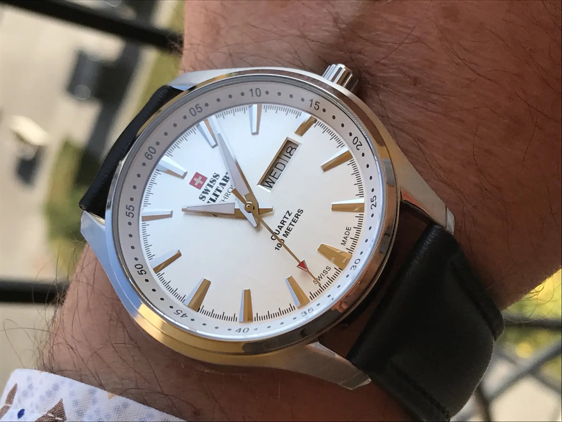 Swiss Military Quartz Men s Watch SM34027.06 Bahrain